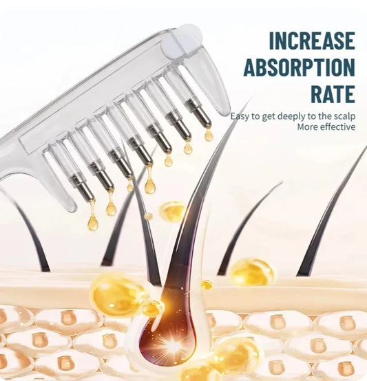 Scalp Massage And Relaxing Comb With Rolling Balls For Scalp Relaxation And Hair Care