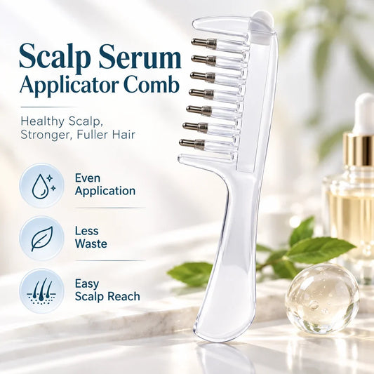 Scalp Massage And Relaxing Comb With Rolling Balls For Scalp Relaxation And Hair Care