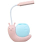Snail LED Desk Lamp with USB Charging & Pen Holder