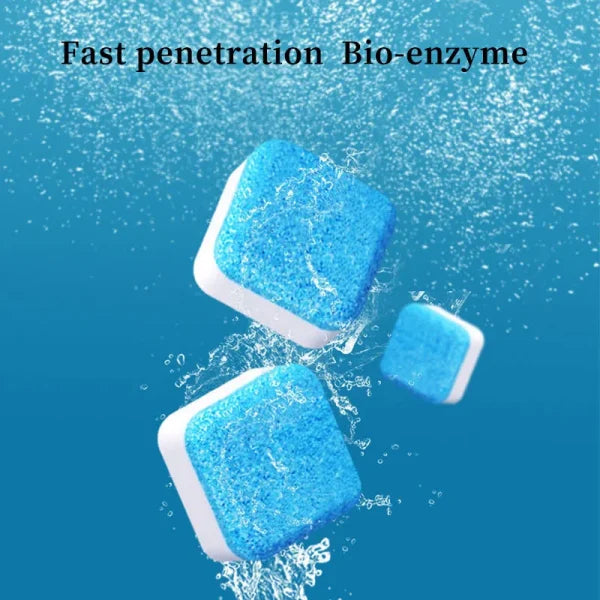 12 Pcs Washing Machine Cleaner Tablets – Washing Machine Cleaning Cube Deep Cleaning Tablets | Washer Drum Cleaner Removes Dirt|