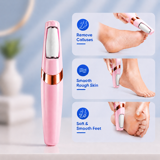 Rechargeable Electric Foot File Callus Remover for Wet & Dry Pedicure