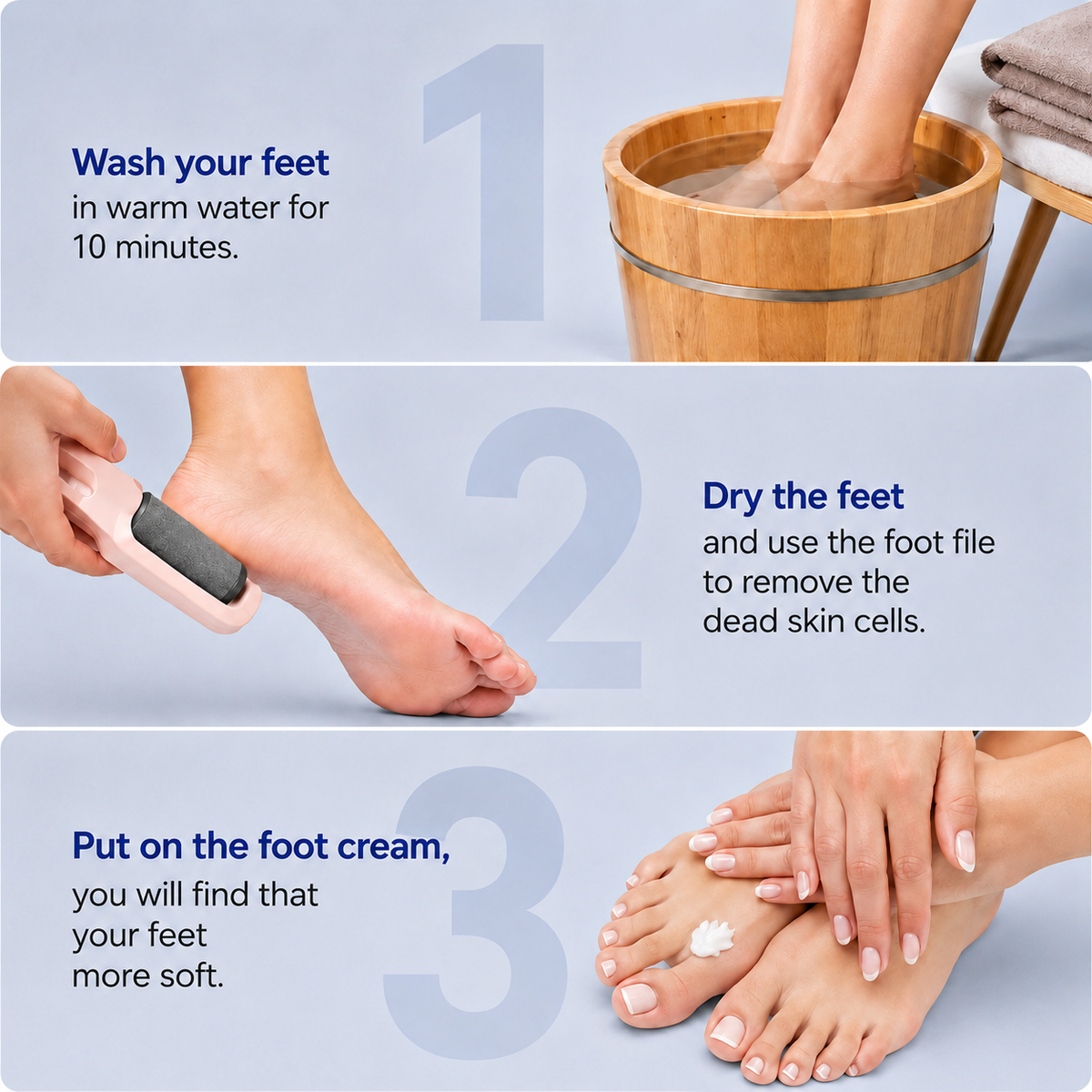 Rechargeable Electric Foot File Callus Remover for Wet & Dry Pedicure
