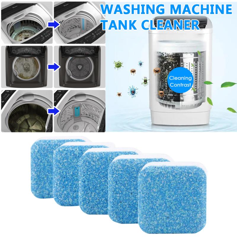 12 Pcs Washing Machine Cleaner Tablets – Washing Machine Cleaning Cube Deep Cleaning Tablets | Washer Drum Cleaner Removes Dirt|