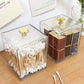 Acrylic Makeup Organizer with Cotton Swab Box
