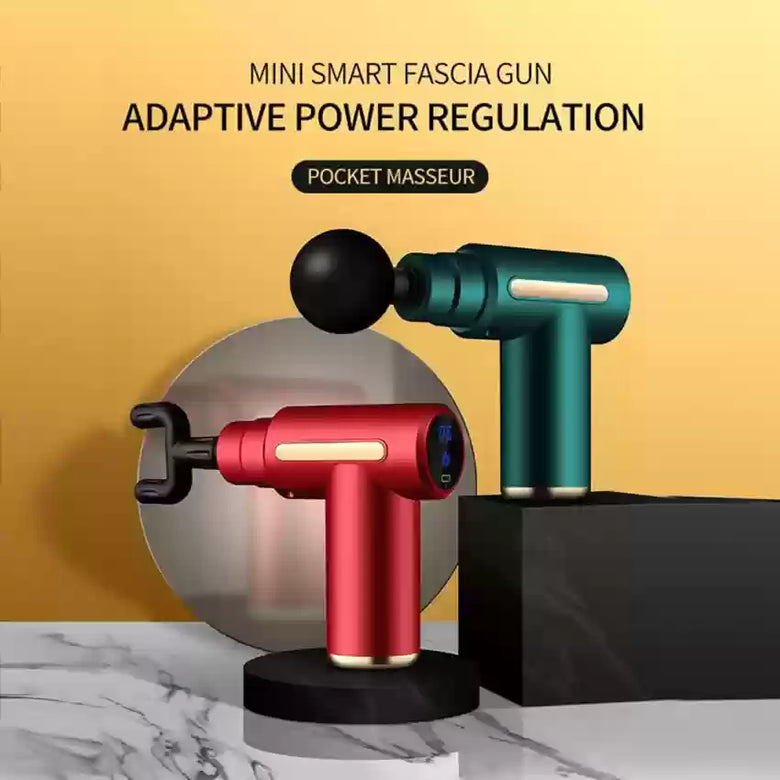 Professional Handheld Deep Tissue Massage Gun with 4 Heads