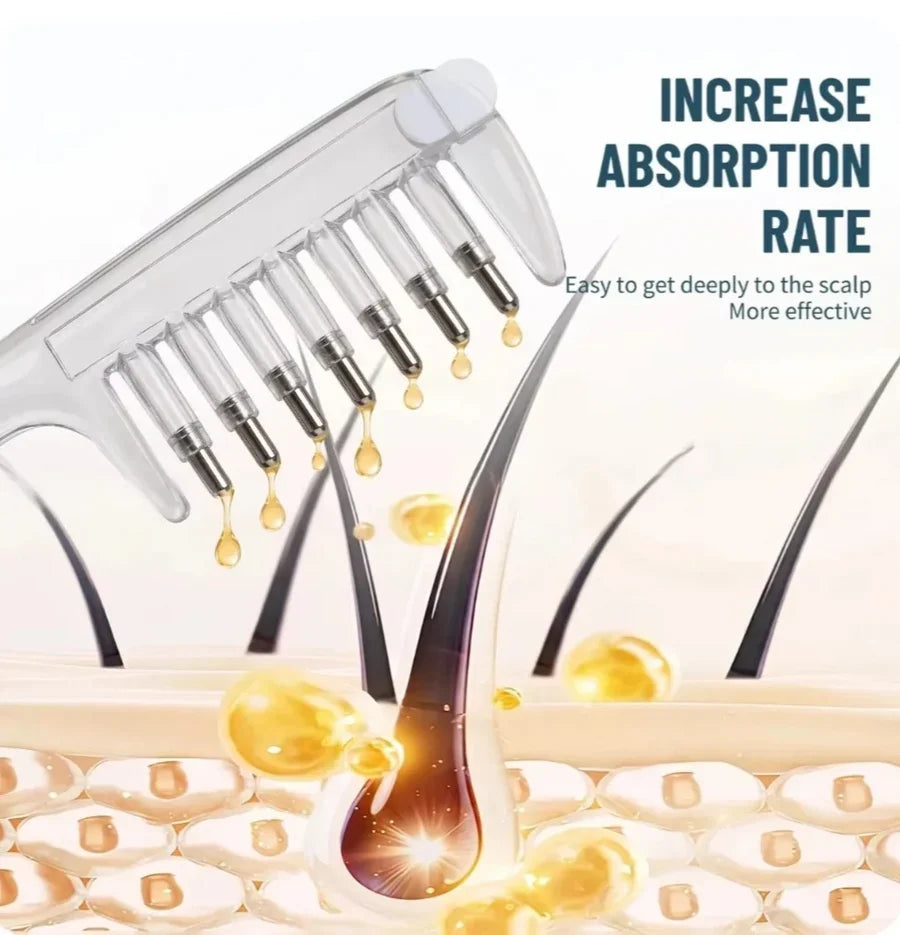 Scalp Massage And Relaxing Comb With Rolling Balls For Scalp Relaxation And Hair Care