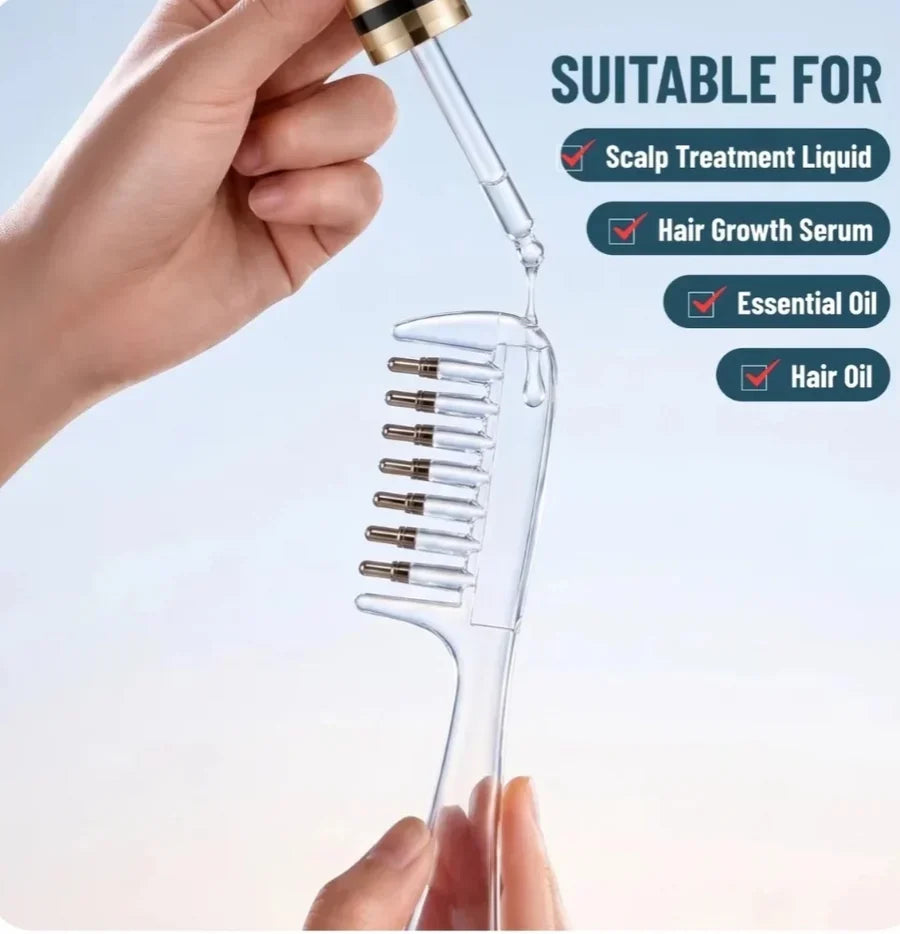 Scalp Massage And Relaxing Comb With Rolling Balls For Scalp Relaxation And Hair Care