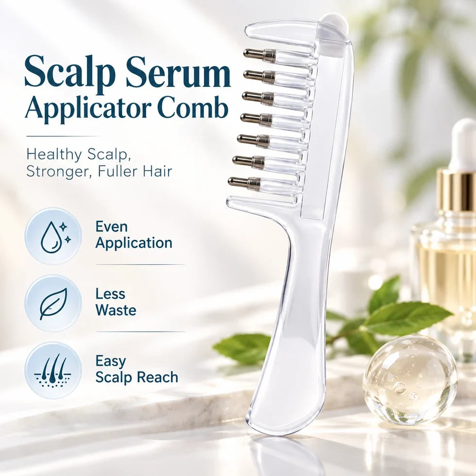 Scalp Massage And Relaxing Comb With Rolling Balls For Scalp Relaxation And Hair Care